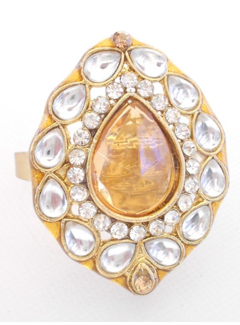 Kundan Finger Ring